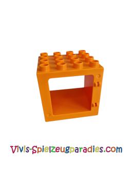Lego Duplo Tür-/Fensterrahmen 4 x 4 x 3 Dicke Platte (11345) Orange