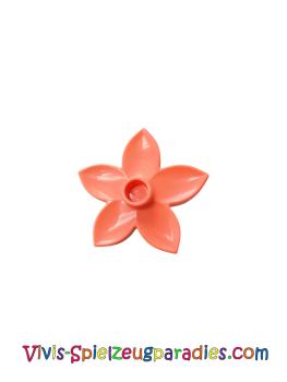 Lego Duplo Pflanze Blüte 3x3x1 (6510) Koralle