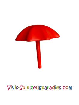 Lego Duplo, Utensil Regenschirm ohne Anschlagring (2164) rot