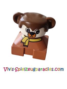 Lego Duplo 2 x 2 x 2 Figur Ziegelstein Hund (42327pb21) braun
