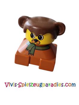 Lego Duplo 2 x 2 x 2 Figur Ziegelstein Hund (42327pb30) braun