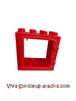 Lego Duplo Tür-/Fensterrahmen 2 x 4 x 3 Erhöhter Türumriss  (2332) rot