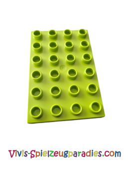 Lego Duplo Basic Platte  4 x 6 (25549) Limone