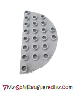 Duplo, Platte Runde Ecke 4 x 8 Doppel (293304) Hellgrau