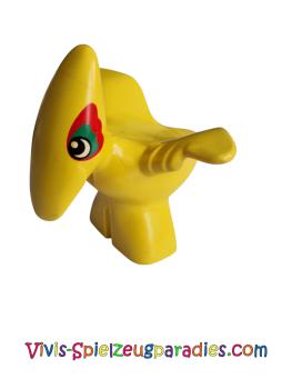 Lego Duplo Dinosaurier Pteranodon Baby mit grünem und rotem Augenmuster (31056px1)