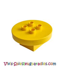 Lego Duplo furniture table round 4 x 4 x 1,5 (31066) yellow
