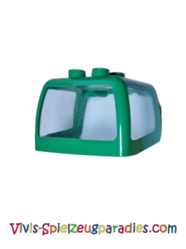 Duplo truck cab car with trans-clear windows (31077) grün