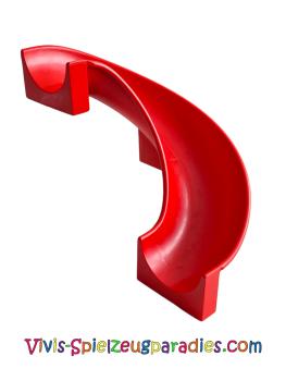 Lego Duplo slide curved 180 degrees (31157) red
