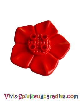 Lego Duplo Pflanze Blüte Blume  6x6 groß mit 4 Noppen Little Forest Friends Wichtel (31218) rot