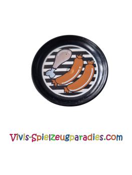 Lego Duplo Teller mit Grill, Würstchen und Hähnchen-Schenkel-Muster (31333pb01)