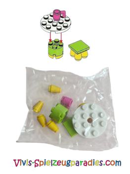 Lego Friends table with stool, Advent calendar 2012, (Day 8, 3316-9)