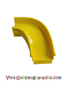 Lego Duplo Slide curved 90 degrees, straight sides (35088) yellow