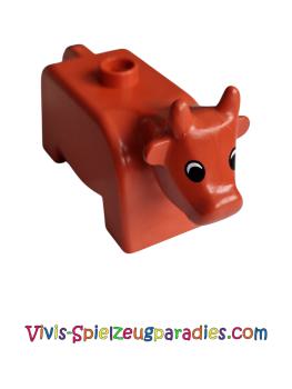 Lego Duplo Cow Bull (4010px01) rust