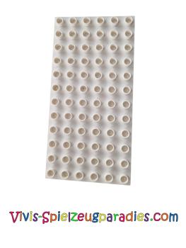 Lego Duplo Basic Platte 6x12 (4196) weiß