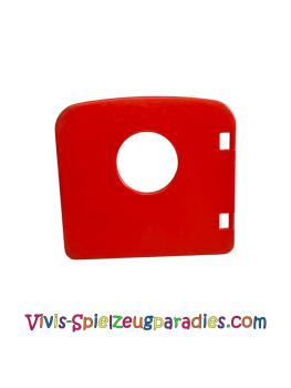 Lego Duplo Tür-/Fensterscheibe 1 x 4 x 3 mit Bullauge (4248) rot