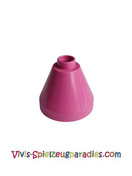 Lego Duplo Cone Lampshade 2 x 2 x 1 2/3 (4378) Dark Pink
