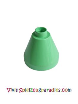Lego Duplo Cone Lampshade 2 x 2 x 1 2/3 (4378) medium green