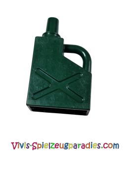 Lego Duplo Utensil Benzinkanister, Gasbehälter 1 x 2 x 2 (45141) dunkelgrün