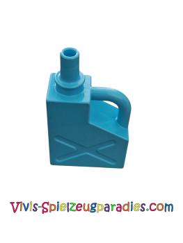 Lego Duplo Utensil Benzinkanister, Gasbehälter 1 x 2 x 2 (45141) mittleres Azur