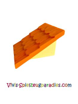 Lego Duplo Dach 30 4 x 4 mit Schindelprofil und hellgelbem Sockel (4860c02)