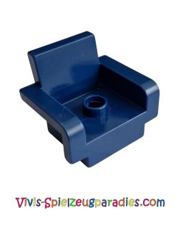 Lego Duplo Stuhl Sessel mit Niete 3 x 2 1/2 x 2 Sessel mit Niete (4885) dunkelblau