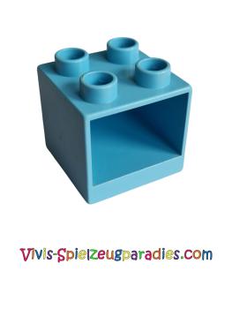 Lego Duplo Furniture Cabinet 2x2x1.5 (4890) Maersk blue