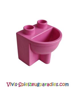 Lego Duplo Möbel Waschbecken (4892) dunkelrosa