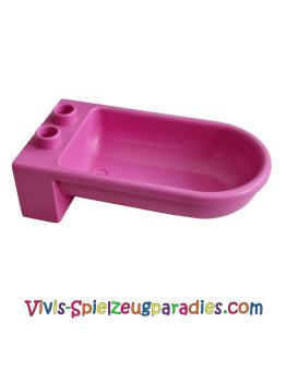 Lego Duplo Möbel Badewanne (4893) dunkelrosa