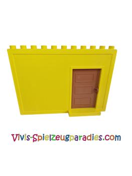 Lego Duplo Wand 1 x 11 x 6 mit Schiebetür (4901c01) gelb