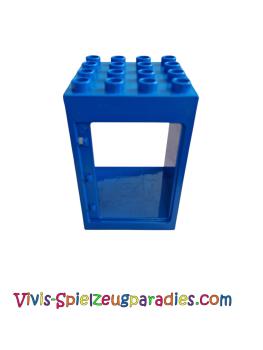 Lego Duplo Tür-/Fensterrahmen 4 x 4 x 5 (6360) blau