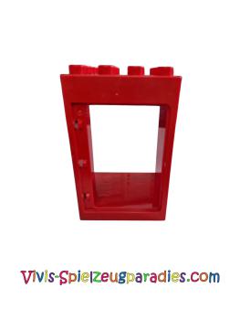 Lego Duplo Tür-/Fensterrahmen 4 x 4 x 5 (6360) rot
