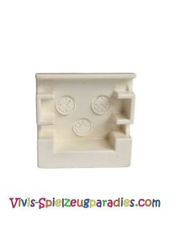 Lego Duplo Platte 1 x 2 x 1 2/3 Schräg mit 3 geprägten Stärken (6428) weiß