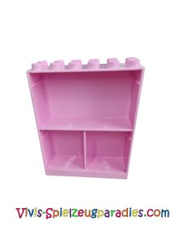 Lego Duplo Wand 2 x 6 x 6 mit 3 Schränken (6461) helles Rosa