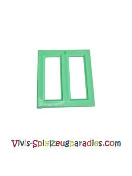Lego Duplo Tür-/Fensterscheibe 1 x 3 x 4 mit zwei Scheiben (6468)mittelgrün
