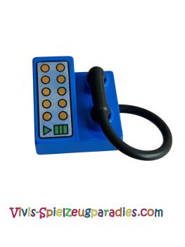 Lego Duplo Utensil Telefon auf Ziegel 2 x 2 (6489) blau