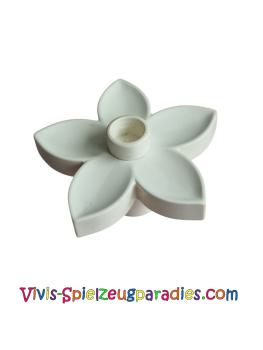 Lego Duplo Pflanze Blüte 3x3x1 (6510) weiß