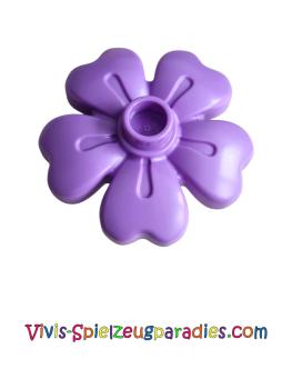 Lego Duplo Pflanze Blume 3 x 3 mit 5 Blättern  (84195) mittleres Lavendel