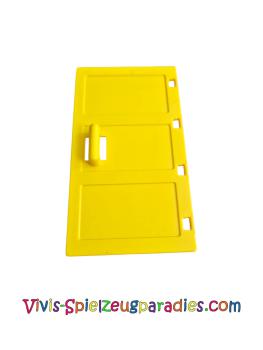 Lego Duplo Tür-/Fensterscheibe 1 x 3 1/2 x 6 mit Griff (87321) gelb