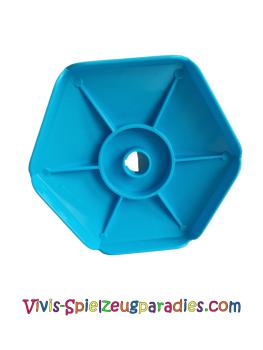 Lego Duplo Schirmaufsatz mit Loch ( 92002) mittleres Azurblau