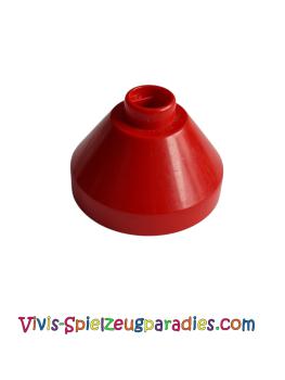 Lego Duplo Kegel Lampenschirm 2 x 2 x 1 (dupcone2) tanred
