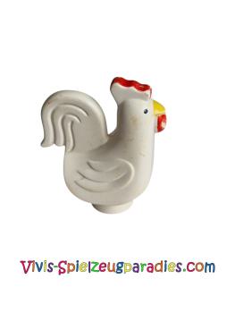 Lego Duplo Duplo Huhn, Hahn, Augen vorne  ( duprooster2pb01)