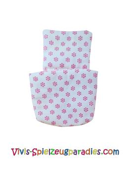 Lego Duplo, Stoffschlafsack mit dunkelrosa Blumenmuster (sleepbag11)