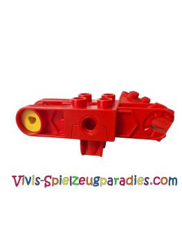 Duplo, Toolo-Arm 2 x 6 mit dreieckiger Stellschraube, Clip-Enden und Clip oben (tolarm01)