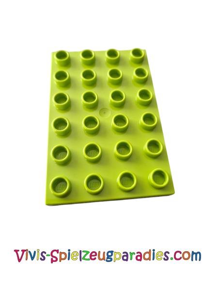 Lego Duplo Basic Platte  4 x 6 (25549) Limone