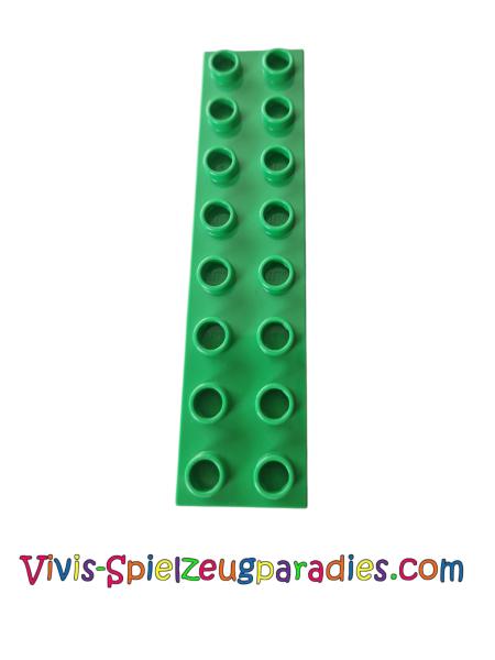 Lego Duplo Platte Basic 2x8 dick (44524) hellgrün