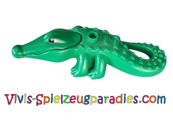 Lego Duplo-Alligator Krokodil groß mit offenem Kiefer und schmaler Schnauze (53915c01)