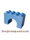 Lego Duplo Stein 2 x 4 x 2 Bogen (11198) mittleres Blau