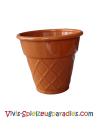 Lego Duplo, ice cream cone (15577) dark orange