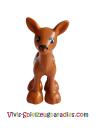 Lego Duplo Deer Baby Fawn, eyes white on front and back (18604c01pb02)