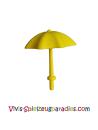 Lego Duplo, Utensil Regenschirm mit Anschlagring (40554)Gelb